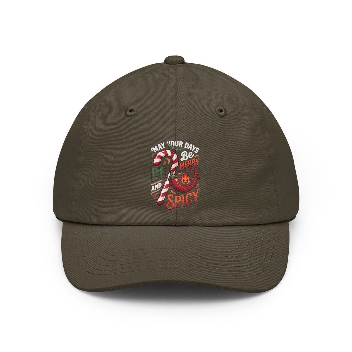 Color: Olive | May Your Days Be Merry and Spicy Dad Hat