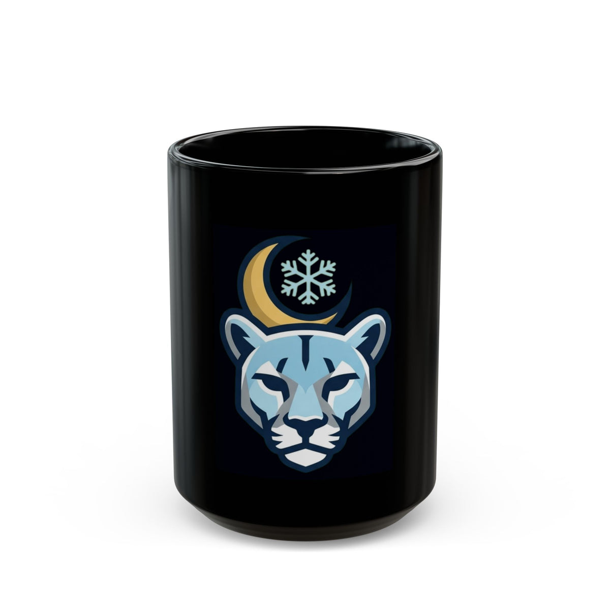 "January Legend" Black Ceramic Mug — Graphic