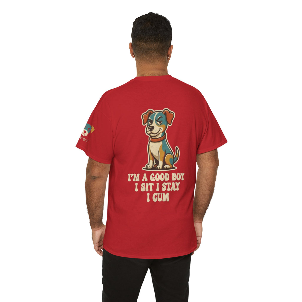 Color: Red | I'm A Good Boy Premium Graphic Tee