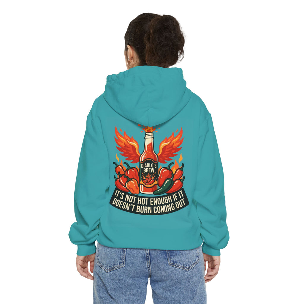 "Burns Coming Out" Garment-Dyed Hoodie