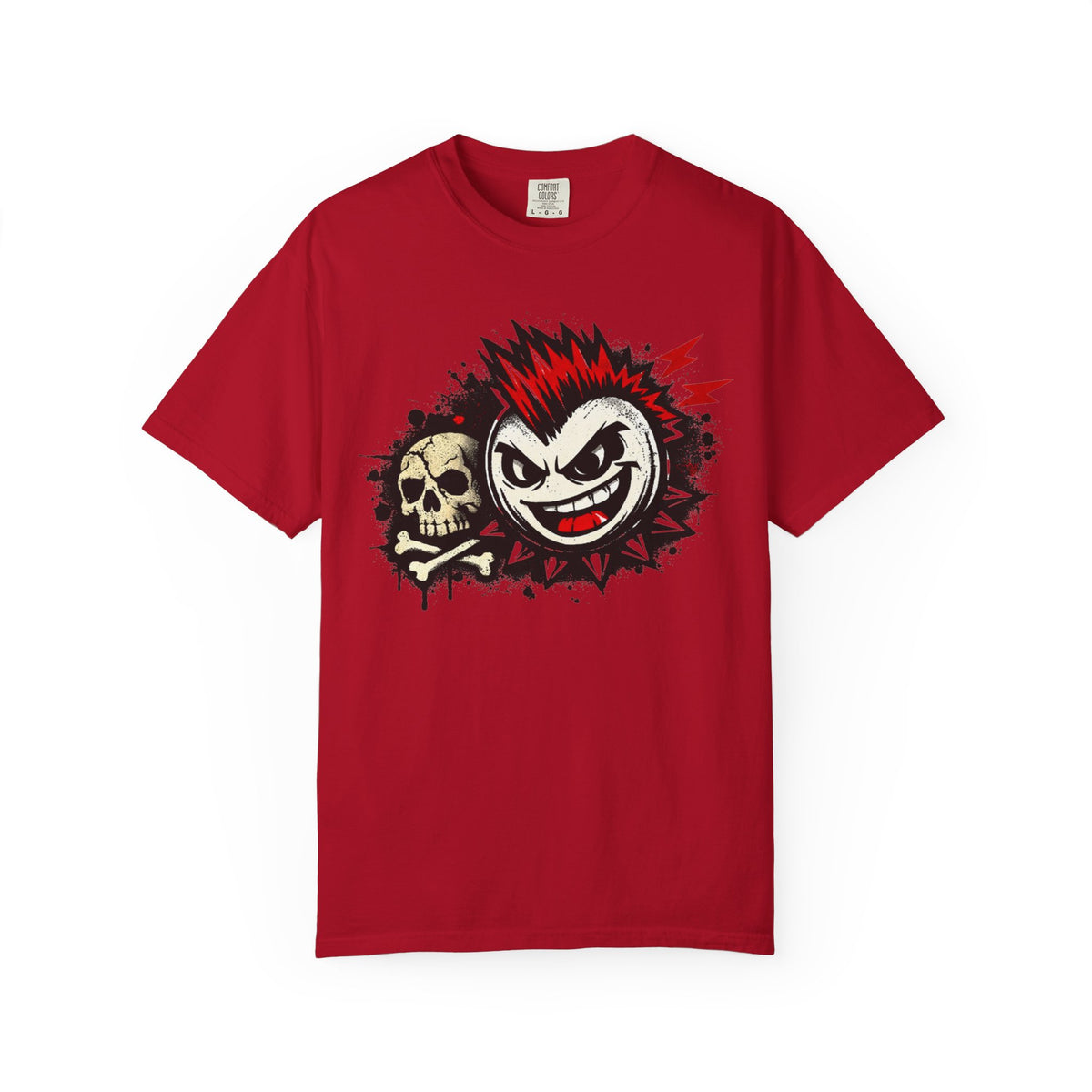 Color: Red | Pure Uncut Attitude | Garment-Dyed Tee — AttitudeShirts