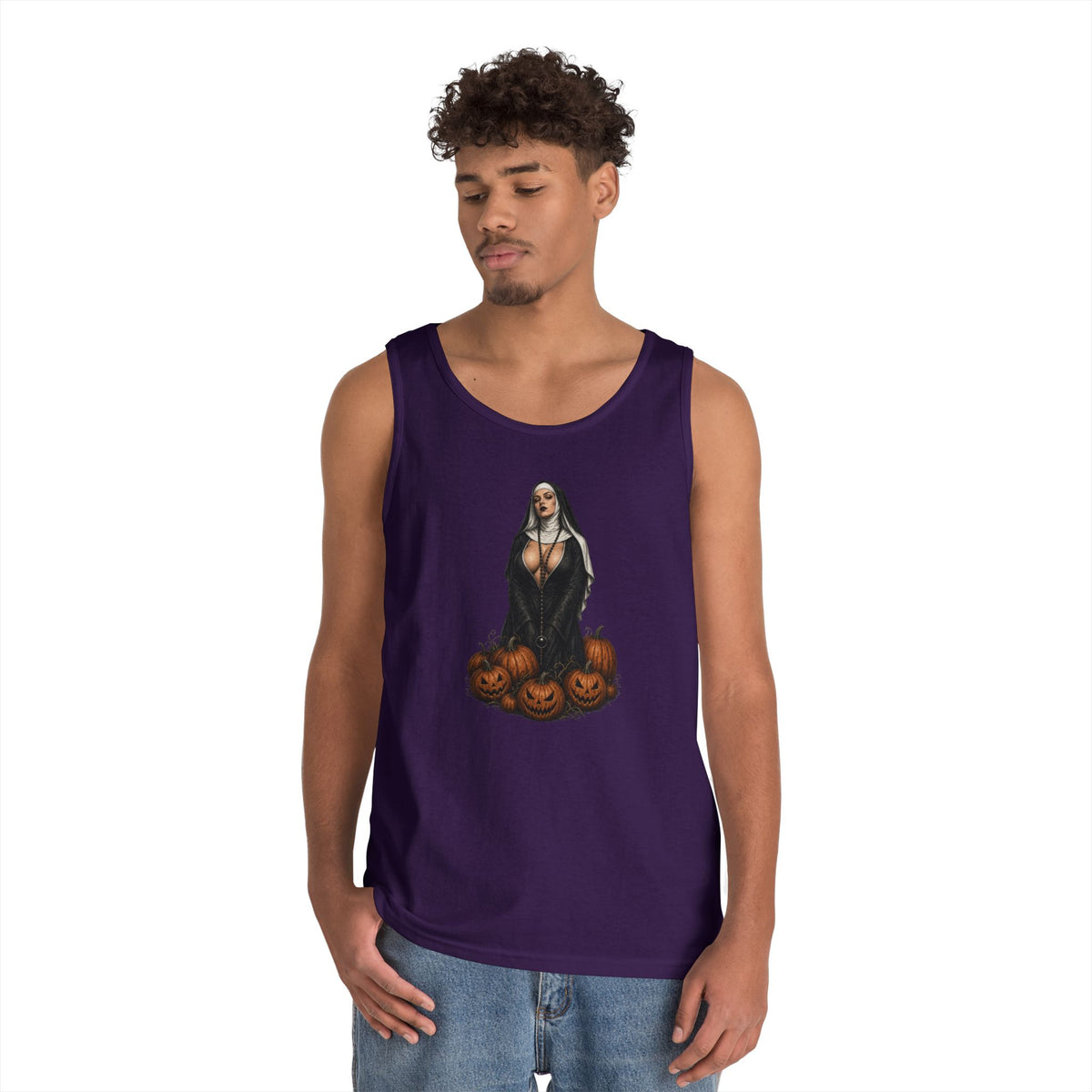 "Halloween Nun" Tank Top