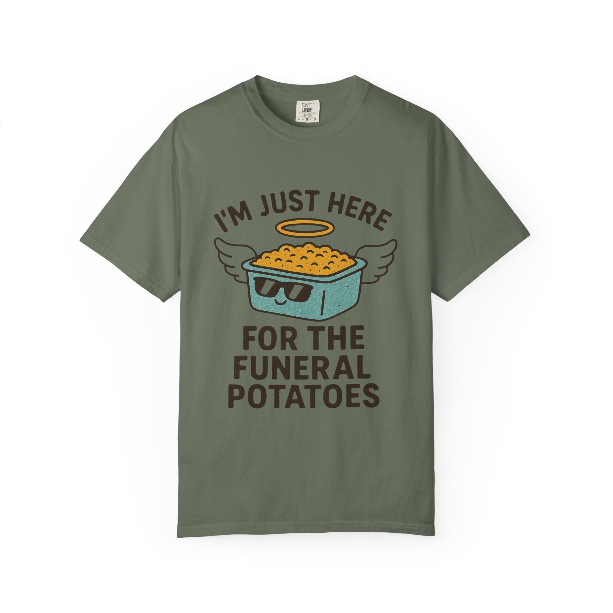 "Funeral Potatoes" Unisex Garment-Dyed T-shirt