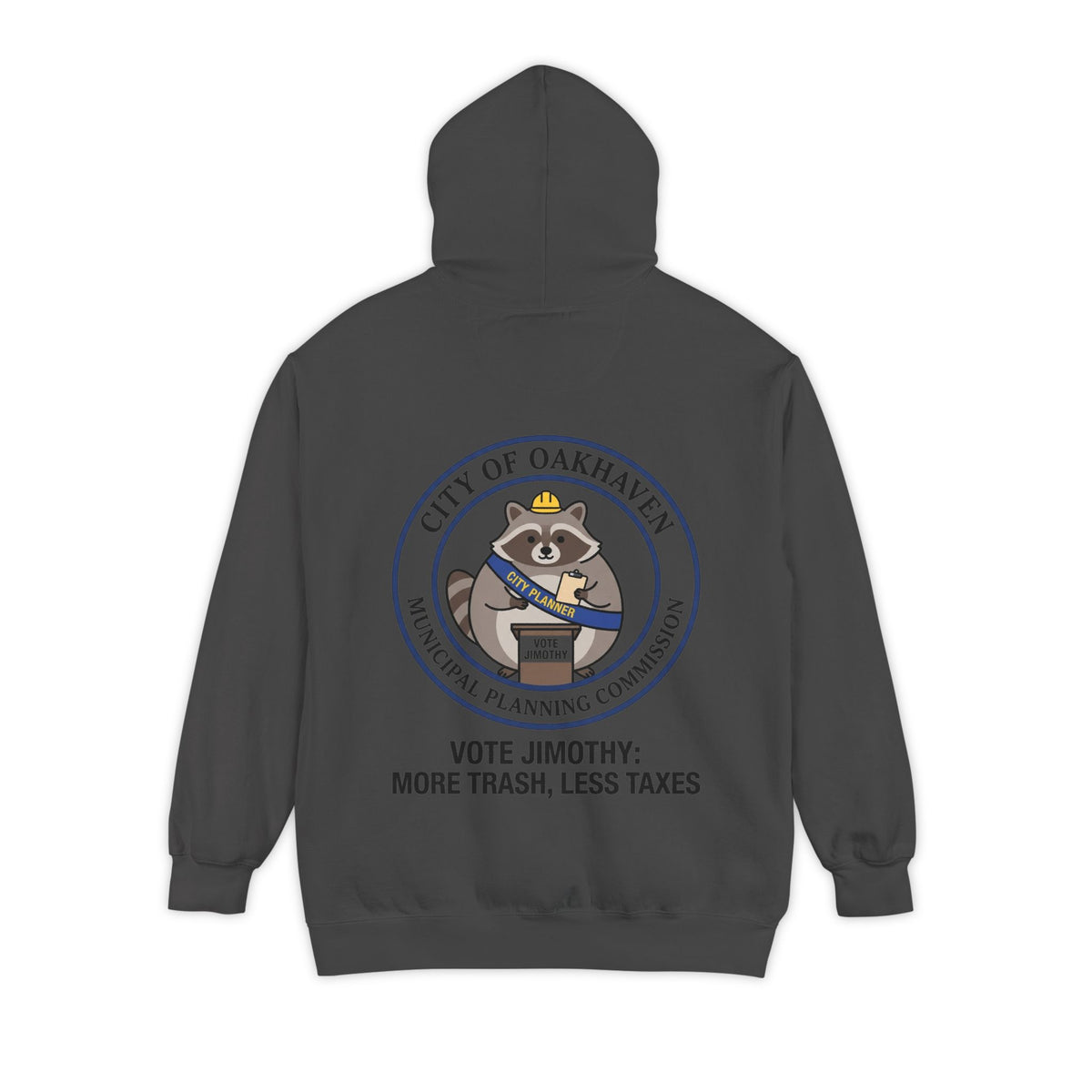 Color: Pepper | Jimothy Garment-Dyed Hoodie