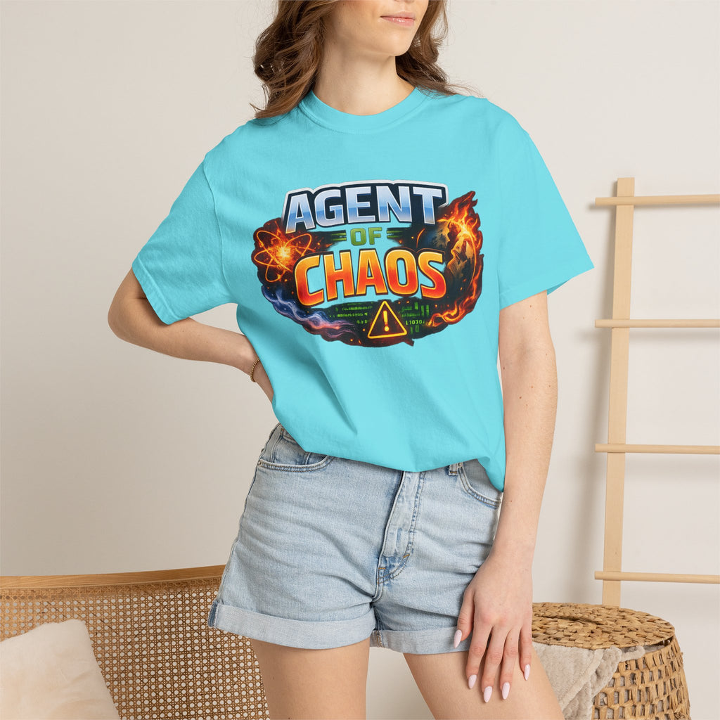 "Agent of Chaos" Unisex Garment-Dyed Tee