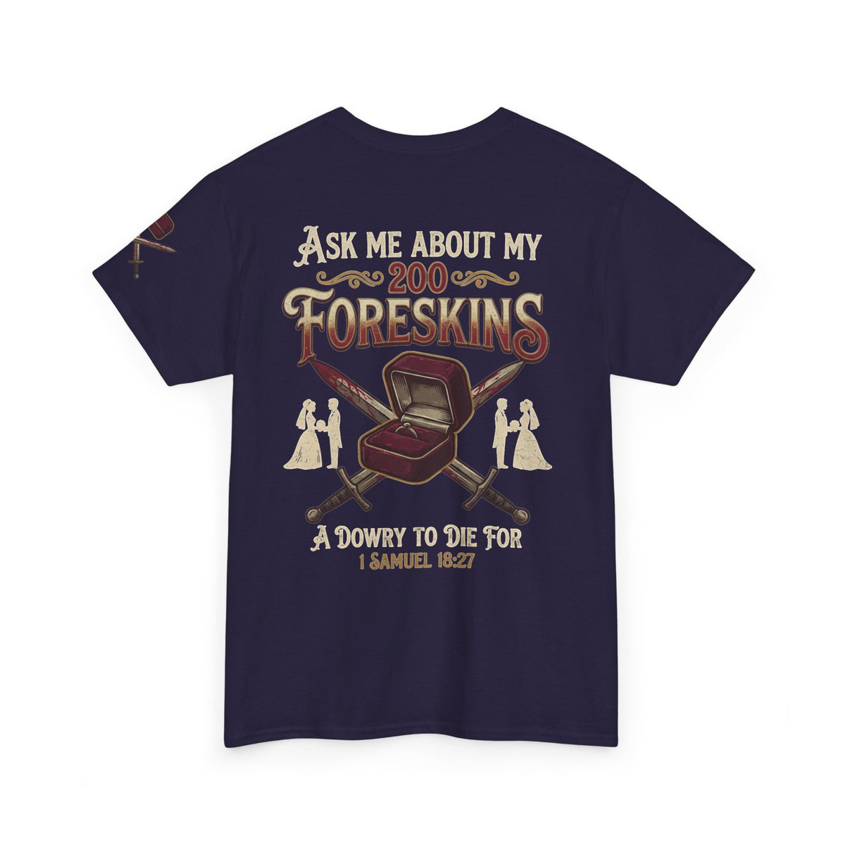 "Good Book Series 200 Foreskins" Premium Graphic Tee