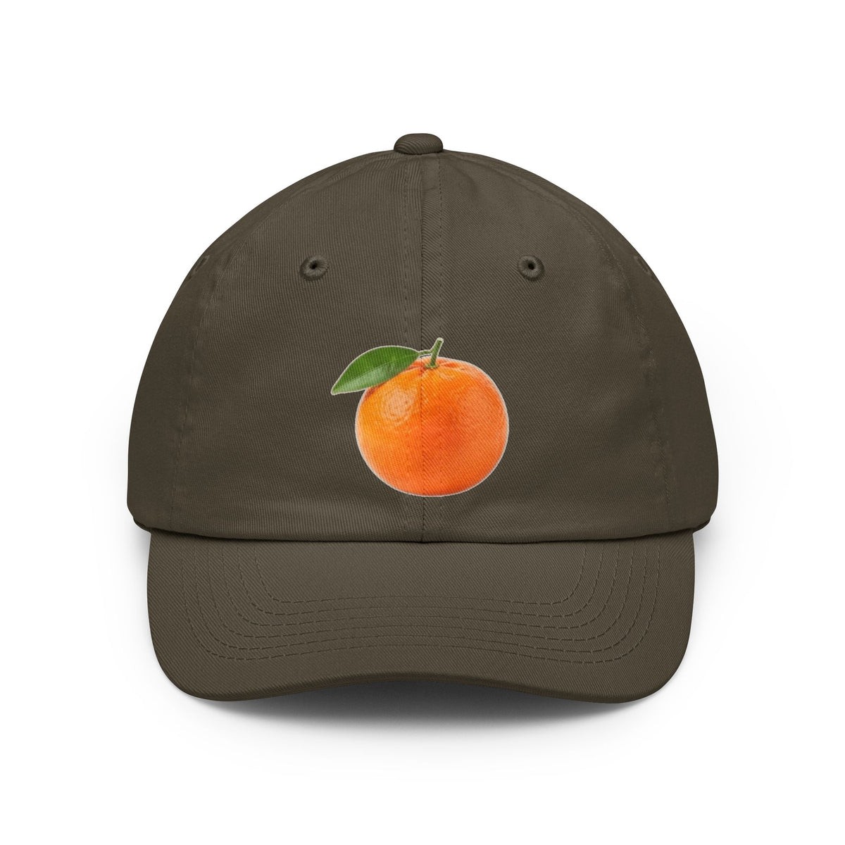 Color: Olive | Tangerine Vagina Dad Hat