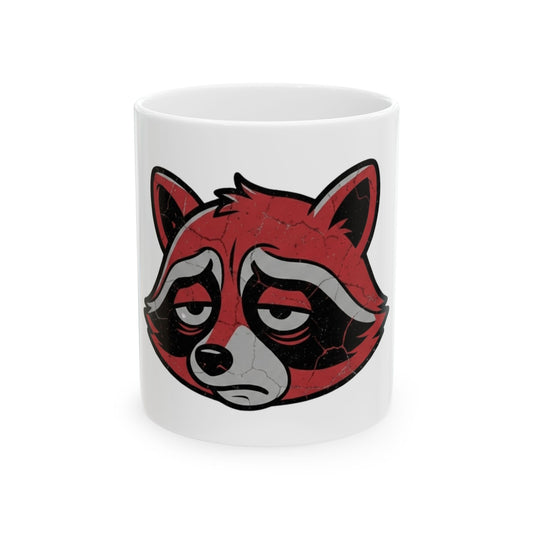 "Surviving Another Meeting" White Ceramic Mug — Graphic