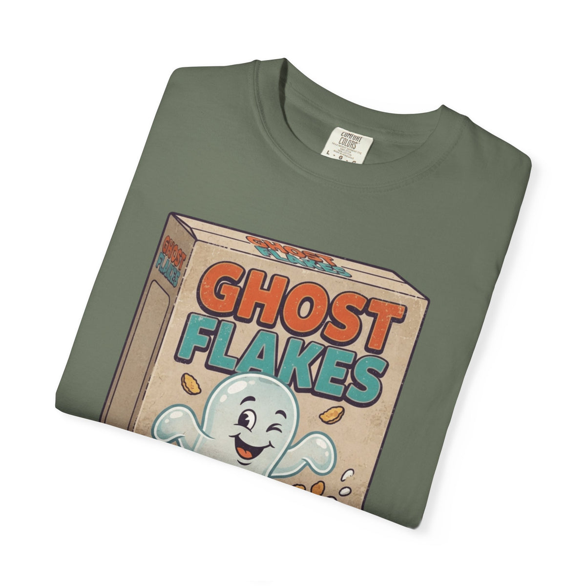 "Ghost Flakes" Unisex Garment-Dyed Tee