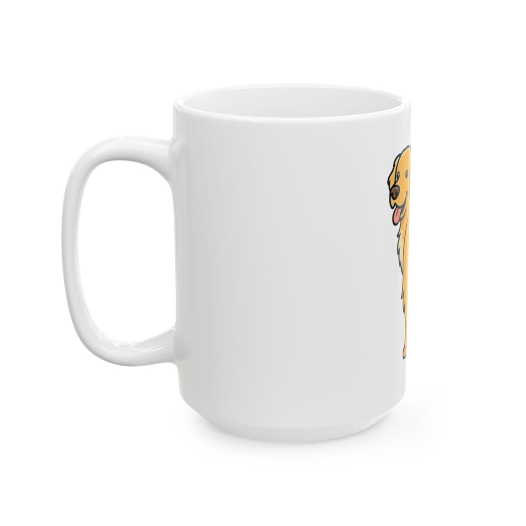 "Nice Tail" White Ceramic Mug — Graphic