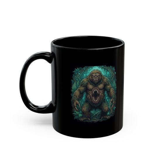 "Mapinguari (Amazon Rainforest)" Black Ceramic Mug