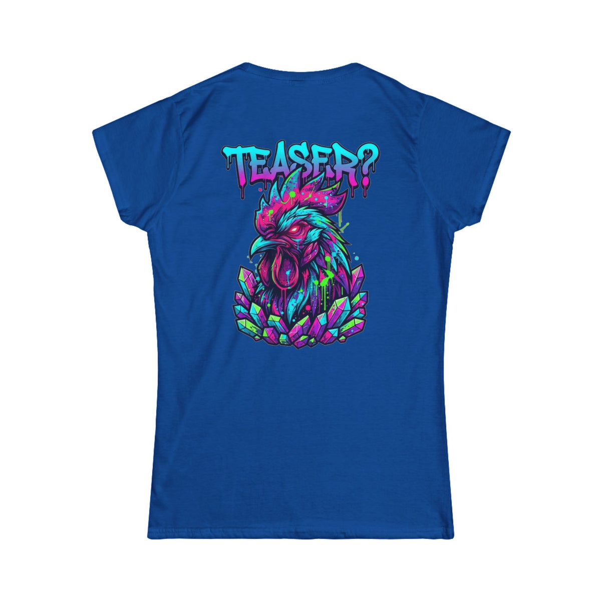 Color: Royal | Cock Teaser Women's Tee