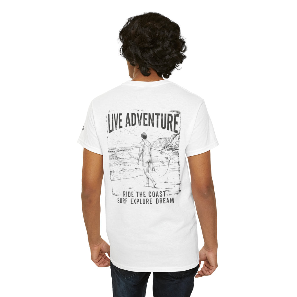 "Live Adventure - Surf" Premium Graphic Tee
