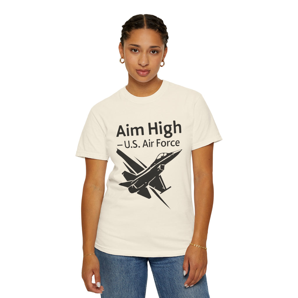 "Aim High" Unisex Garment-Dyed T-shirt