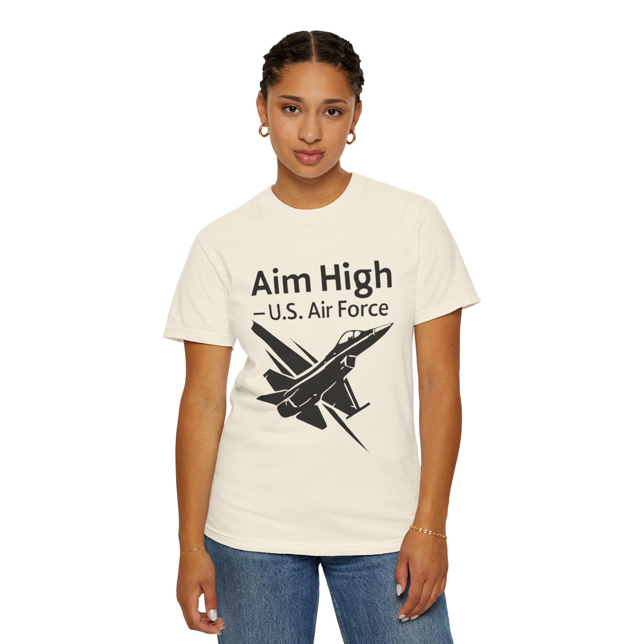"Aim High" Unisex Garment-Dyed T-shirt