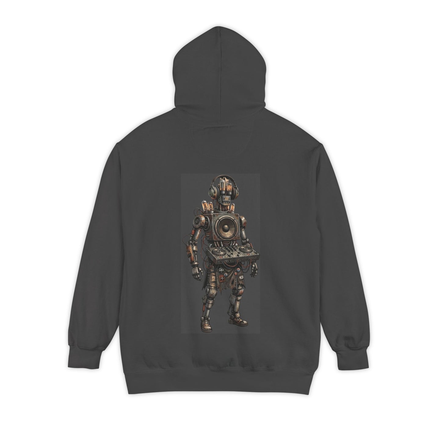 "DJ" Garment-Dyed Hoodie