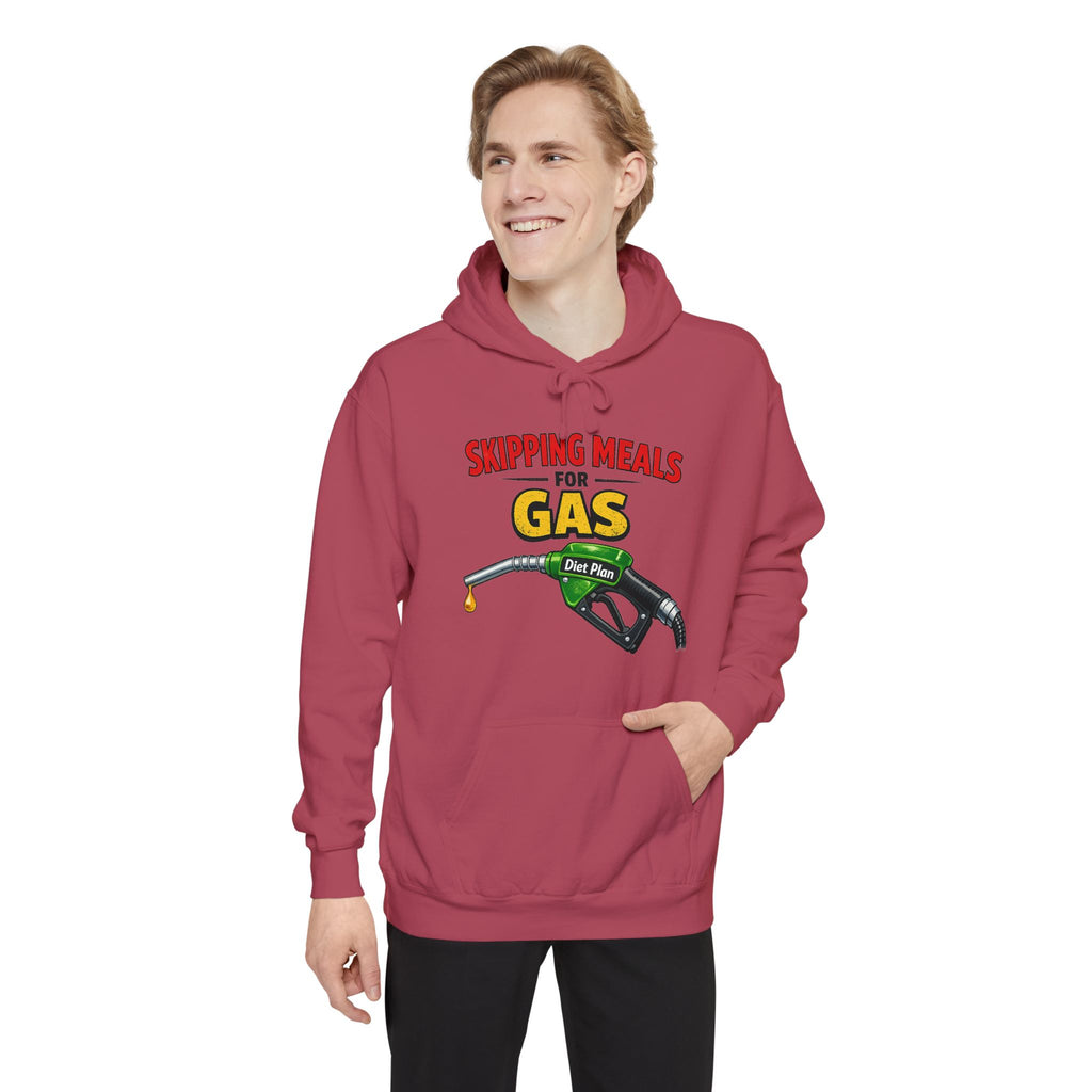 My Gas Diet Plan | Garment-Dyed Hoodie — AttitudeShirts