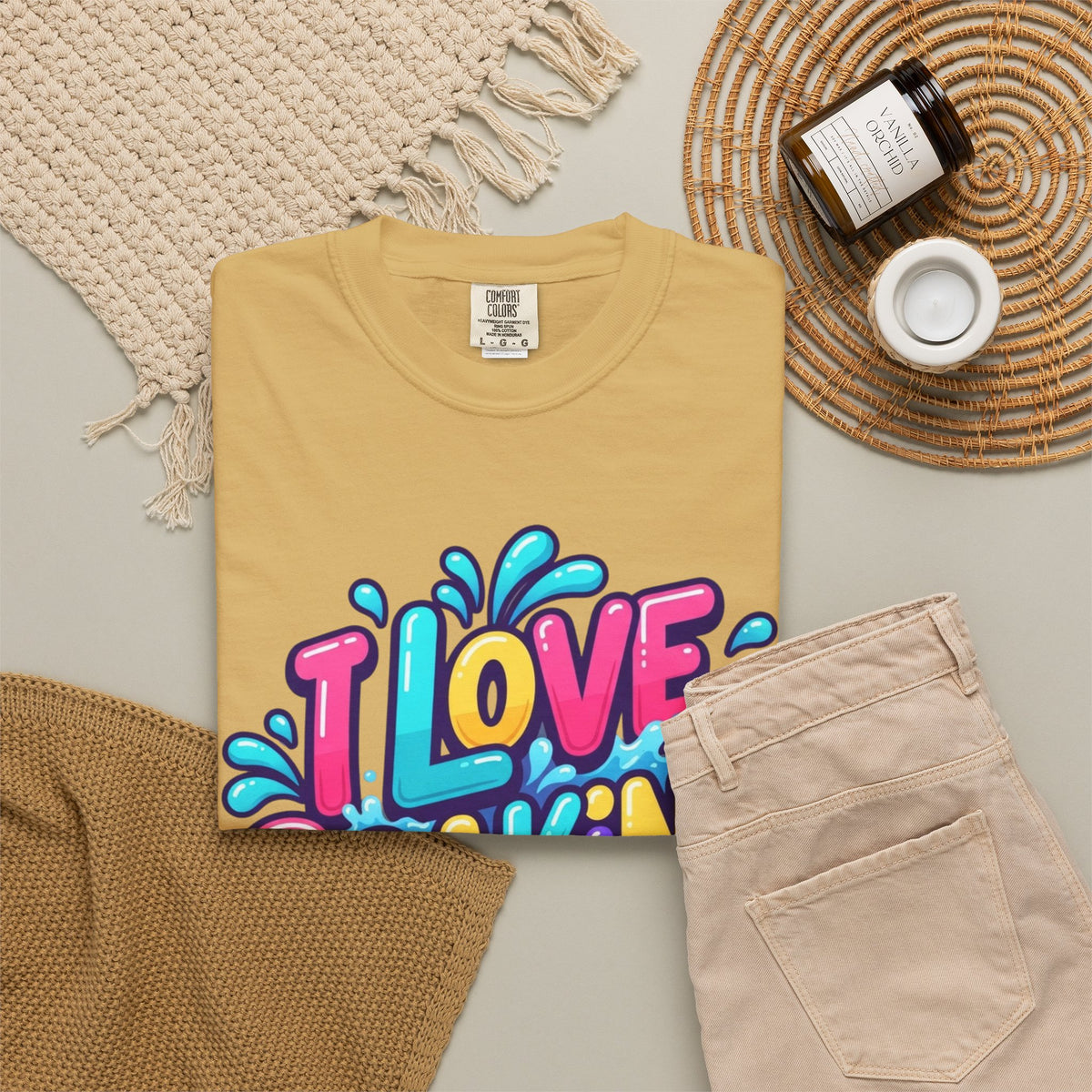 I Love Soaking Unisex Garment-Dyed Tee