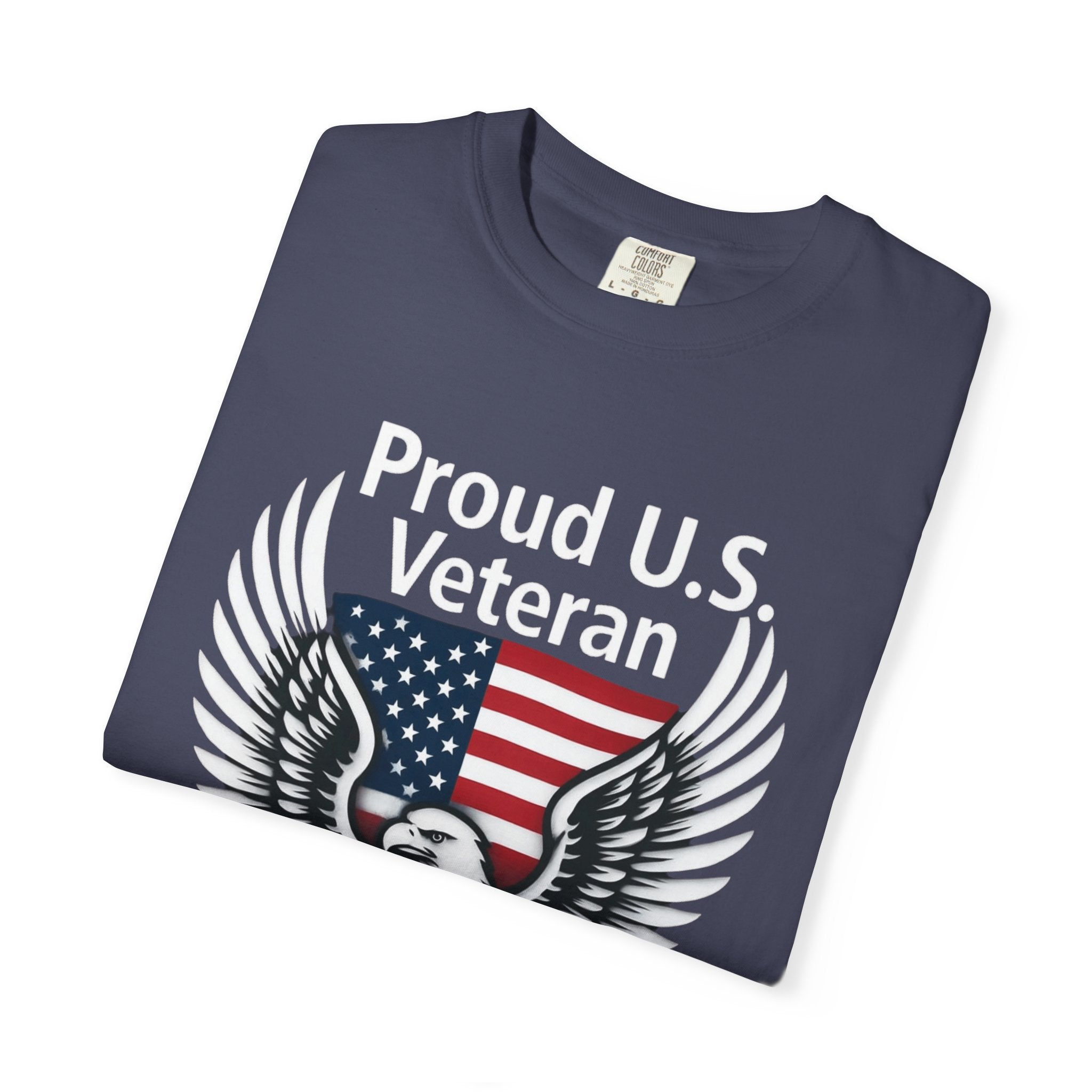 "Proud Veteran" Unisex Garment-Dyed T-shirt