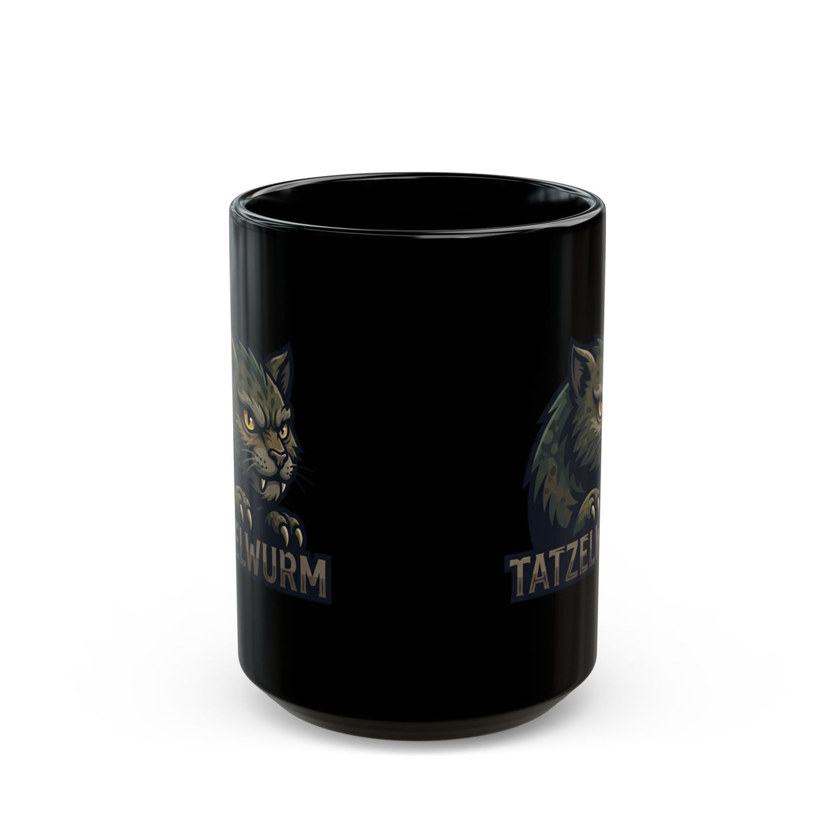 "Tatzelwurm (Alpine Europe)" Black Ceramic Mug — Graphic