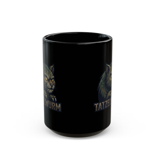 "Tatzelwurm (Alpine Europe)" Black Ceramic Mug — Graphic