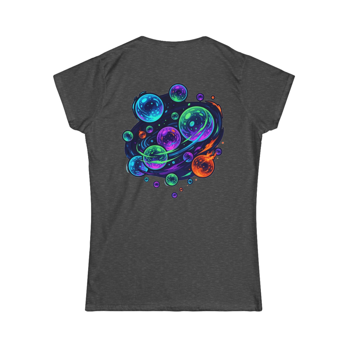 Color: Dark Heather | MinMin Lights (Australian Folklore) Women's Tee