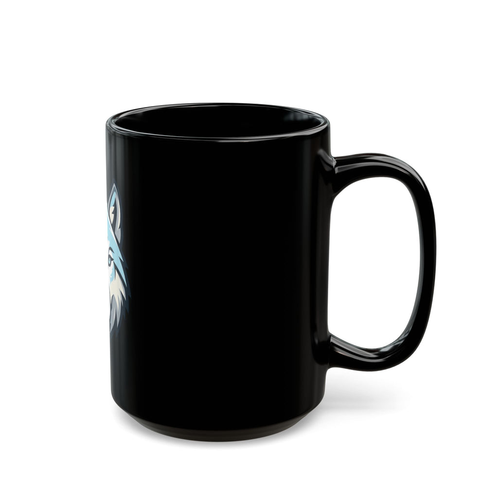 "December Legend" Black Ceramic Mug — Graphic