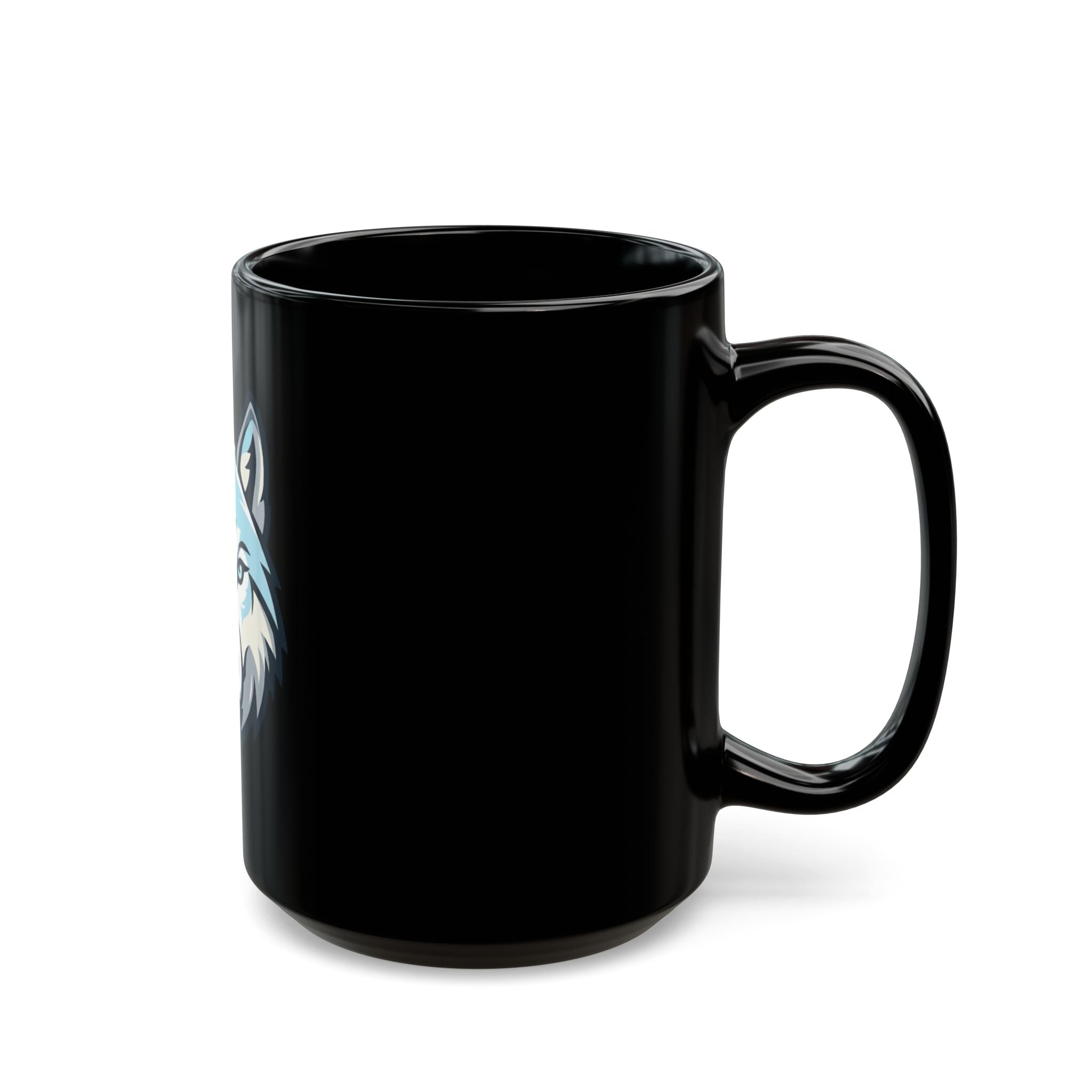 "December Legend" Black Ceramic Mug — Graphic