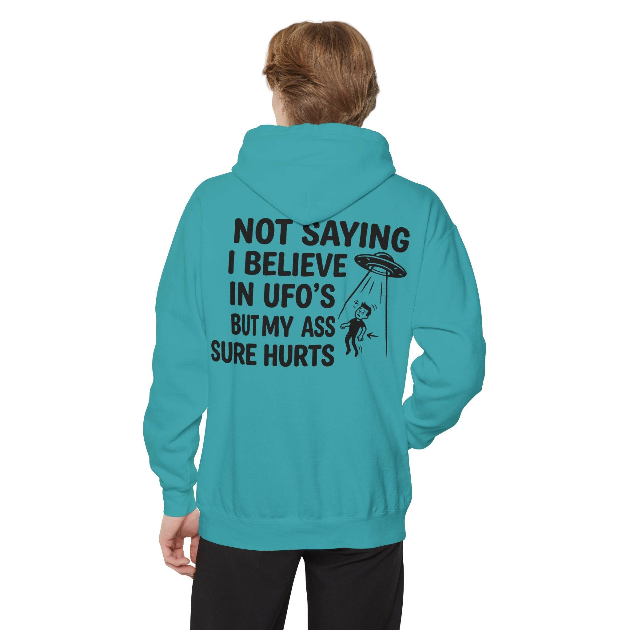 "UFO's" Garment-Dyed Hoodie