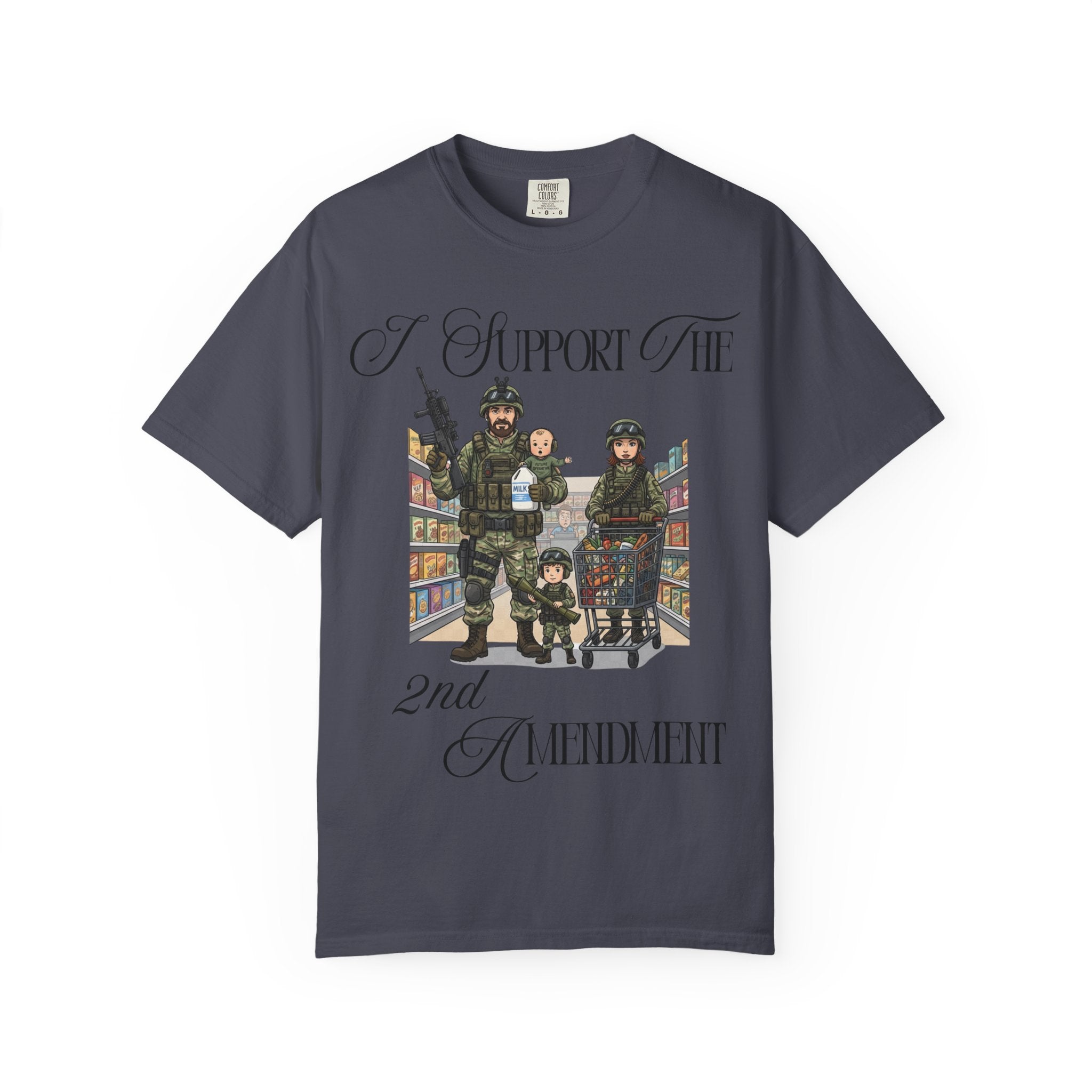 "actical Grocery Run" Unisex Garment-Dyed T-shirt