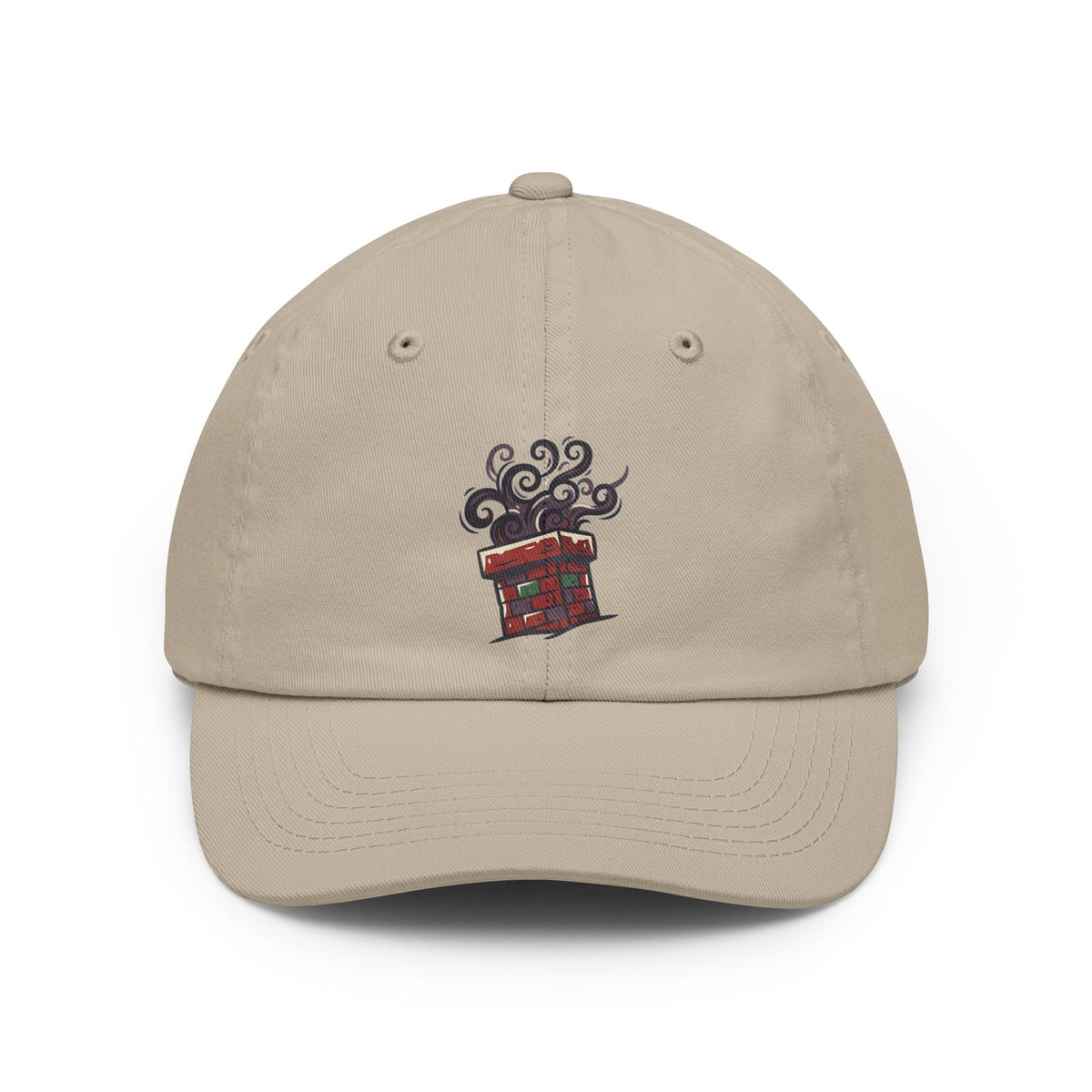 Color: Stone | Up On The Housetop Doing Naughty Stuff Dad Hat — Graphic