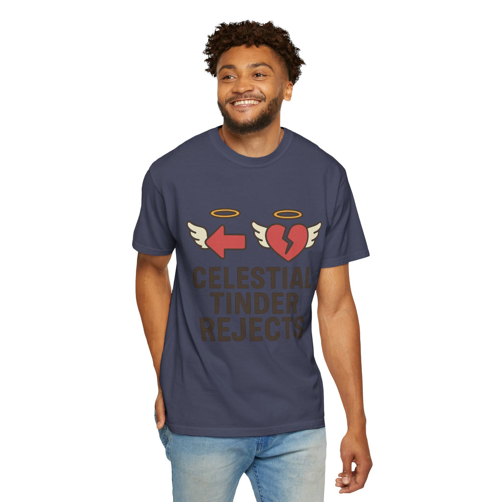 "Celestial Tinde Rejects" Unisex Garment-Dyed T-shirt