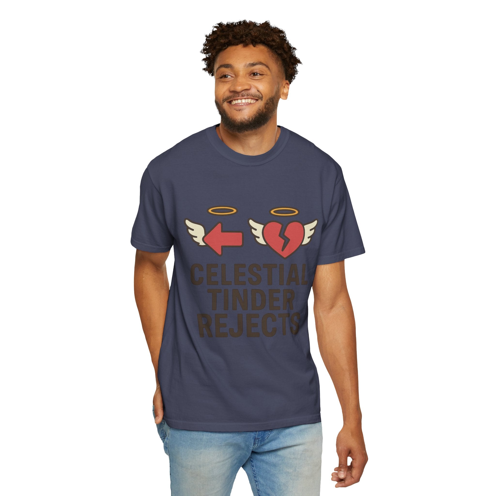 "Celestial Tinde Rejects" Unisex Garment-Dyed T-shirt