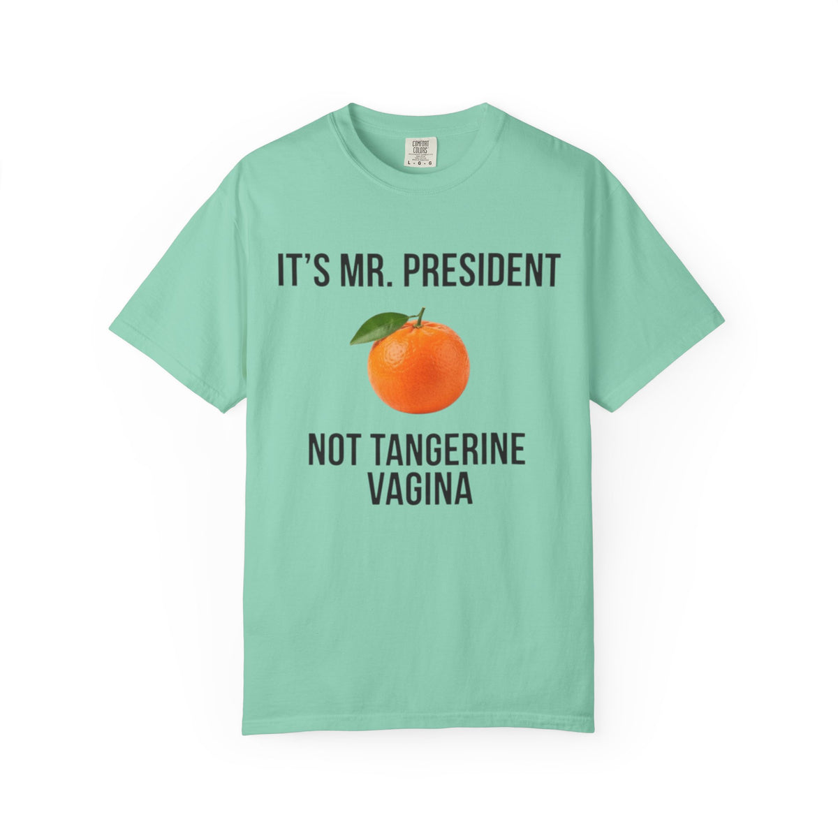 Color: Island Reef | Tangerine Vagina Unisex Garment-Dyed Tee