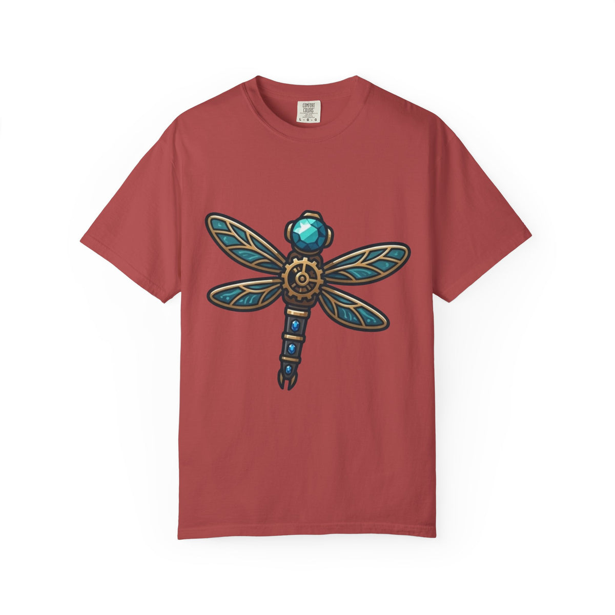 Color: Crimson | Dragonfly Unisex Garment-Dyed Tee