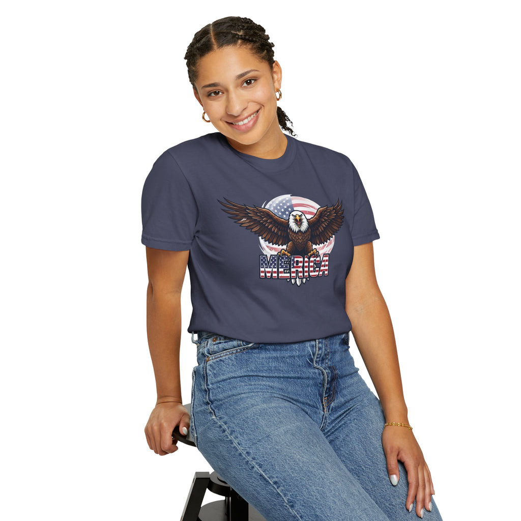 "Merica" Unisex Garment-Dyed Tee
