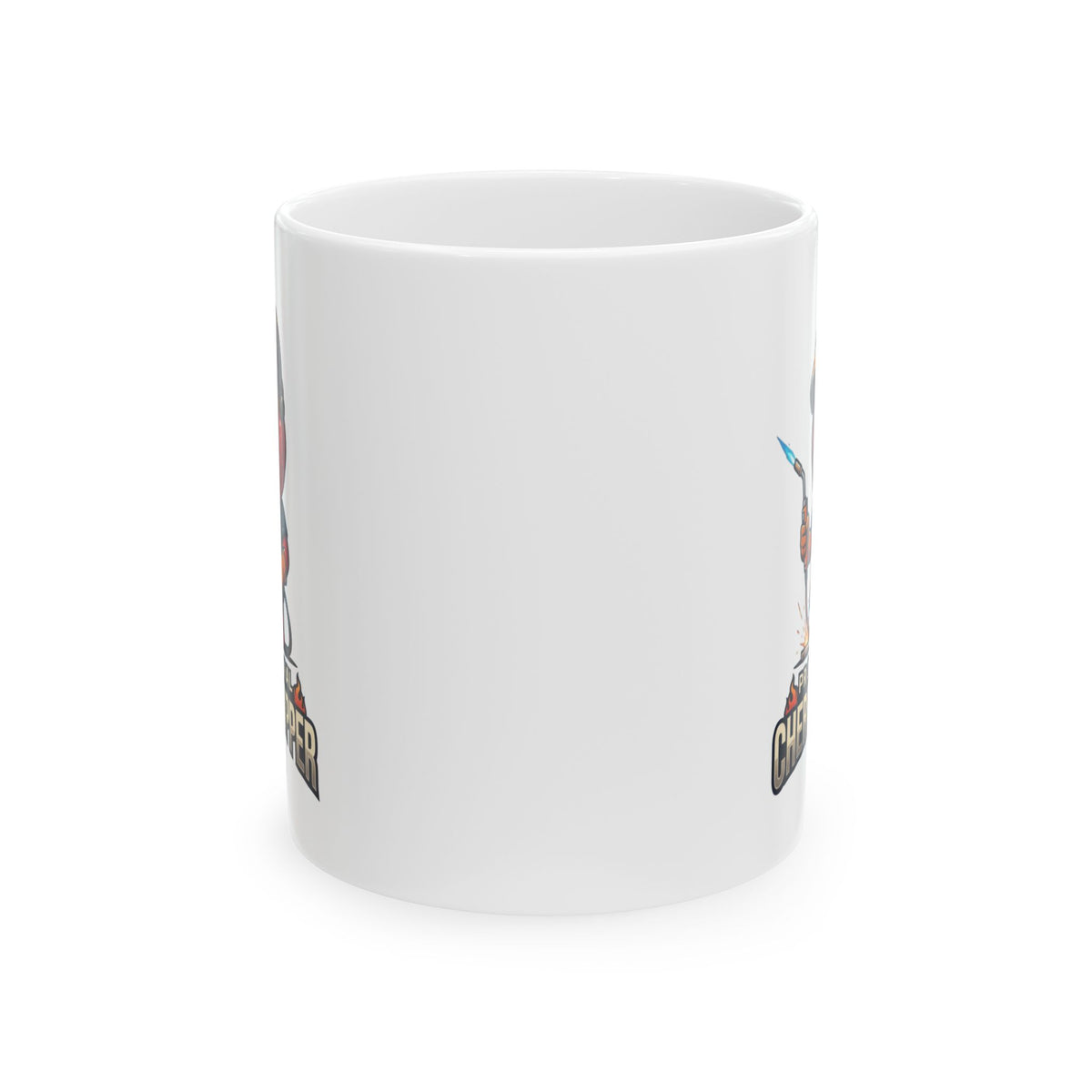 "Professional Cherry Popper" White Ceramic Mug