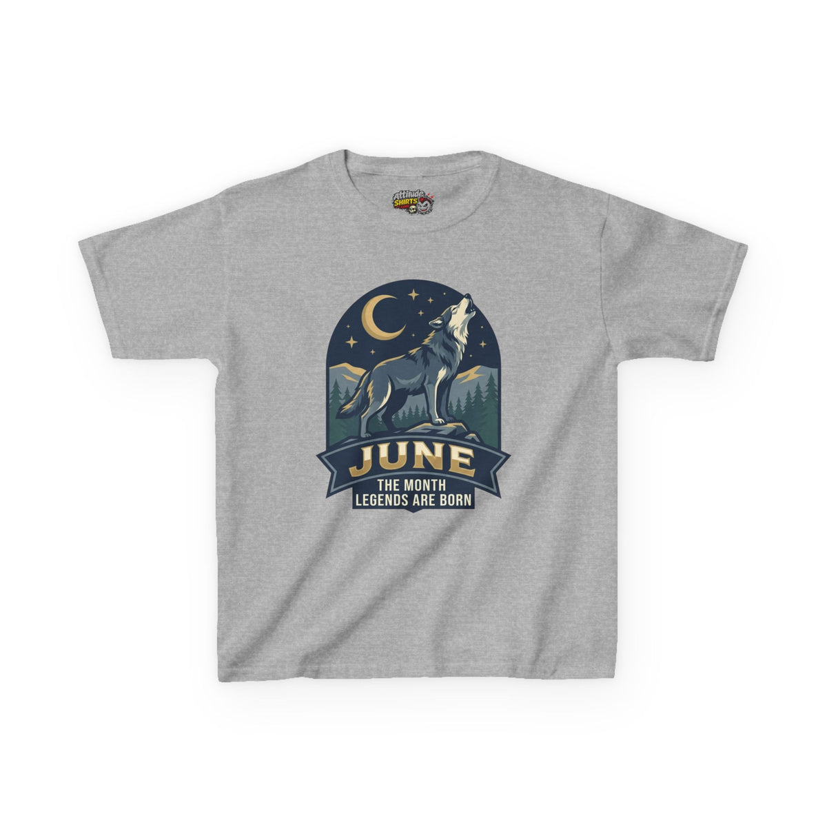 Color: Sport Grey | June Legend Kids Tee