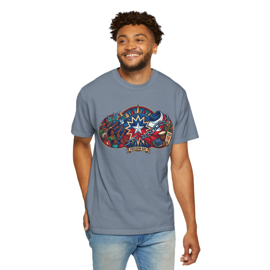 "Juneteenth" Unisex Garment-Dyed Tee