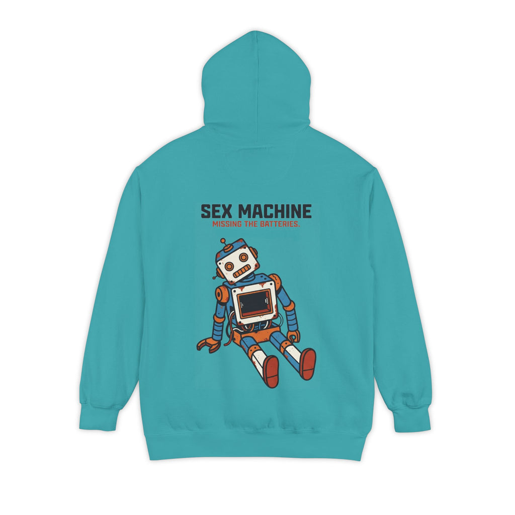 "Sex Machine" Garment-Dyed Hoodie