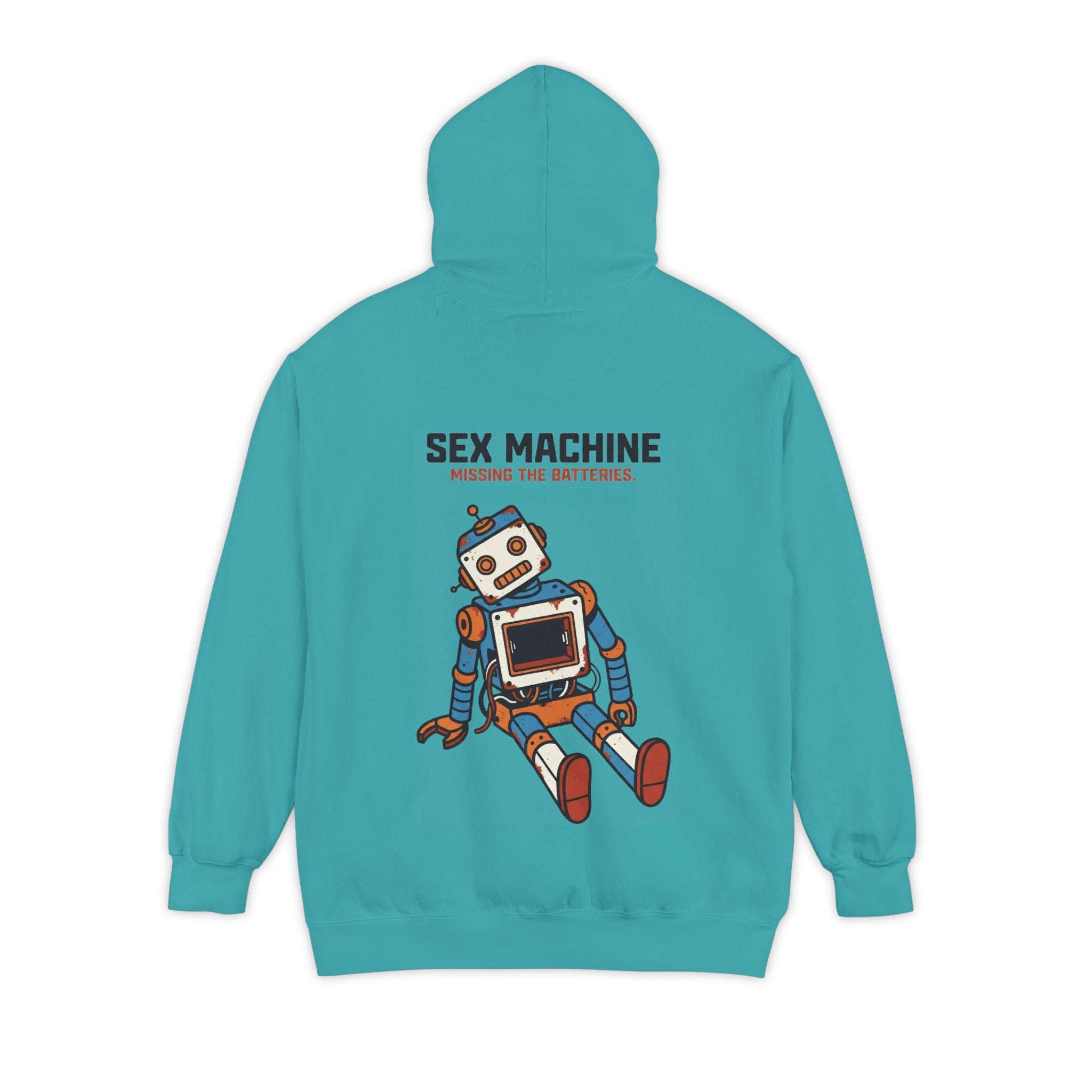 "Sex Machine" Garment-Dyed Hoodie
