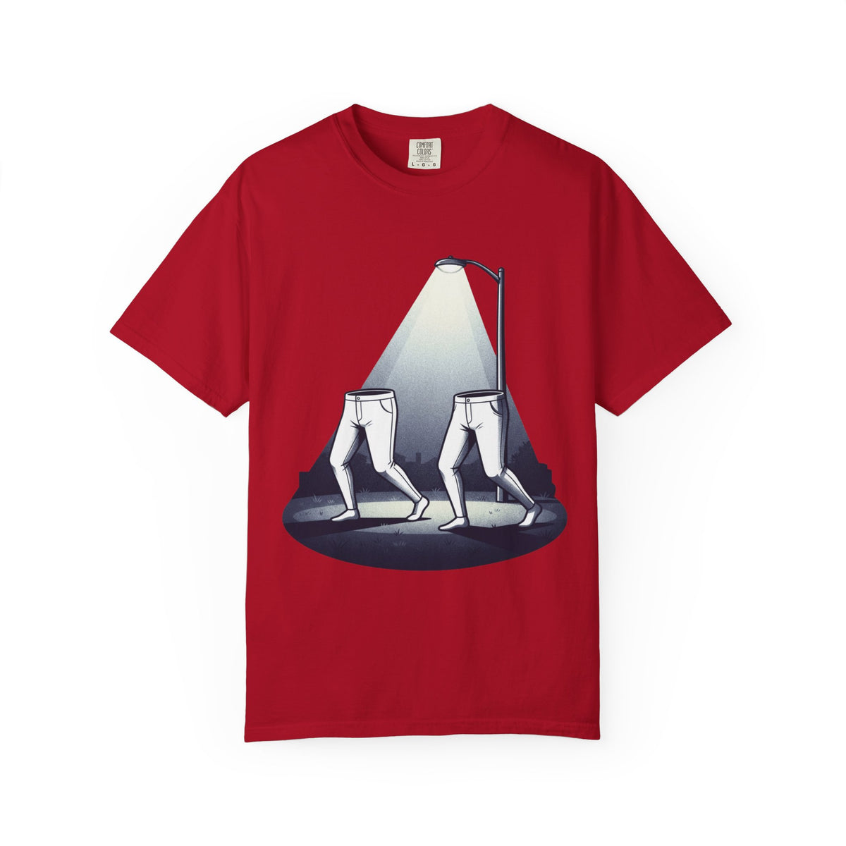 Color: Red | The Fresno Nightcrawlers (California, USA) Unisex Garment-Dyed Tee