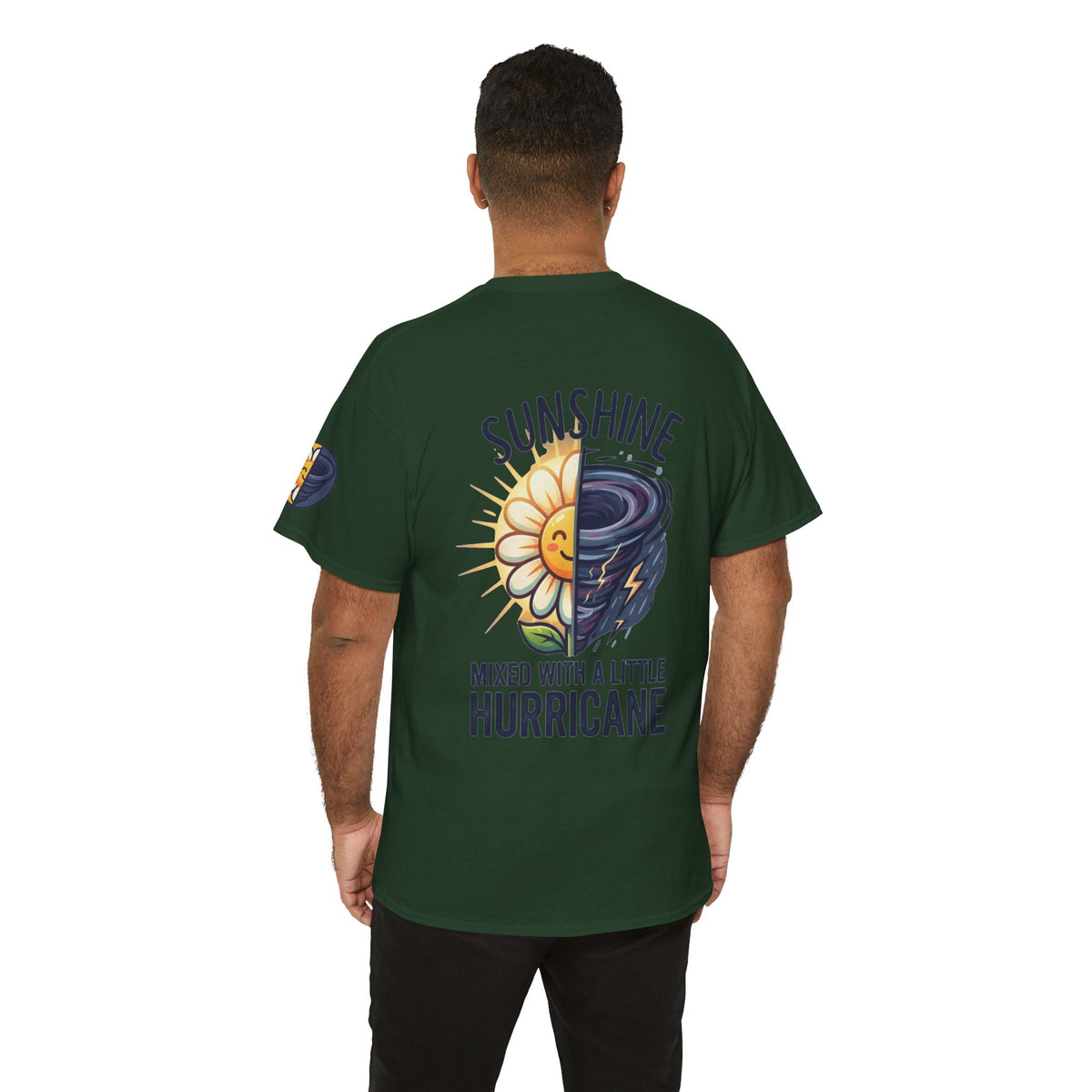 Color: Forest Green | Sunshine Mixed With A Little Hurricane Premium Graphic Tee