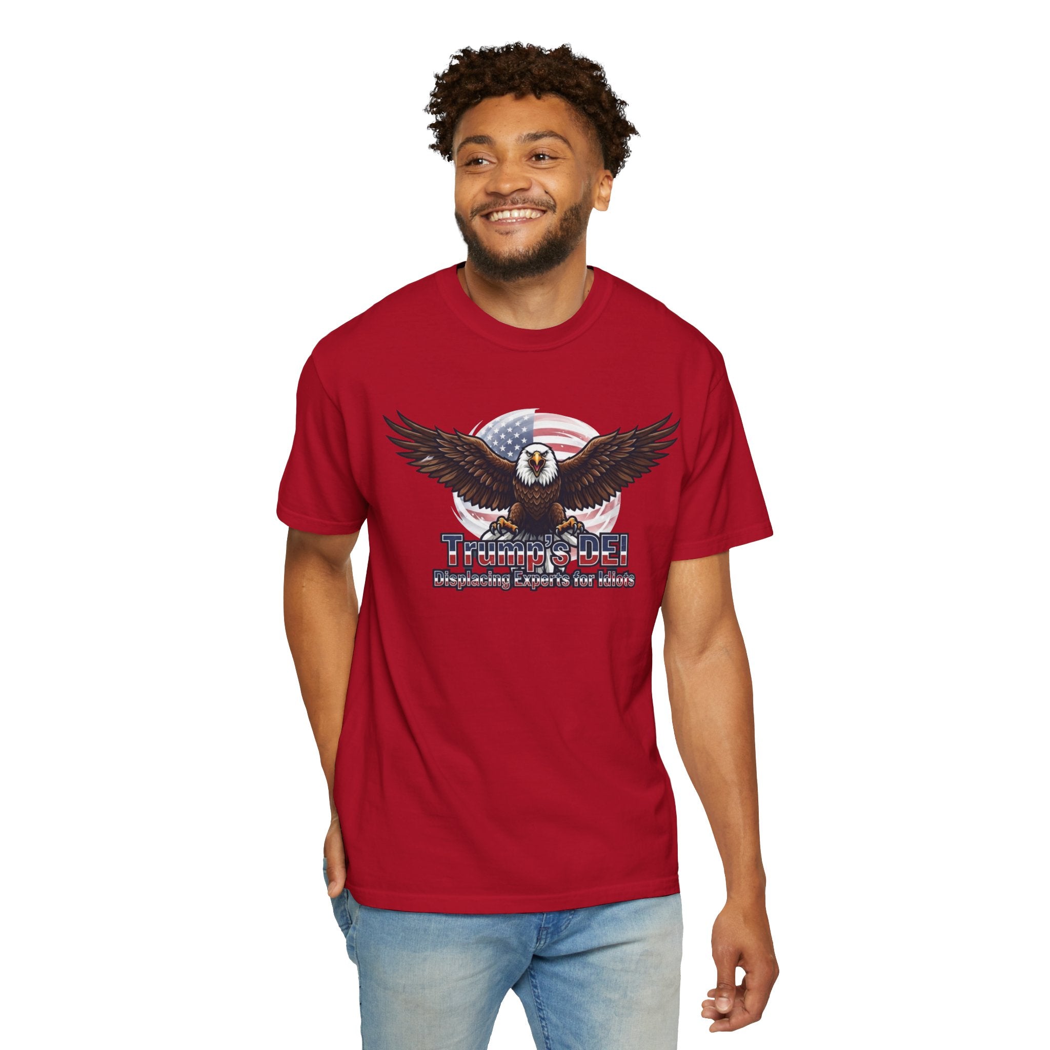 "Trumps DEI" Unisex Garment-Dyed Tee