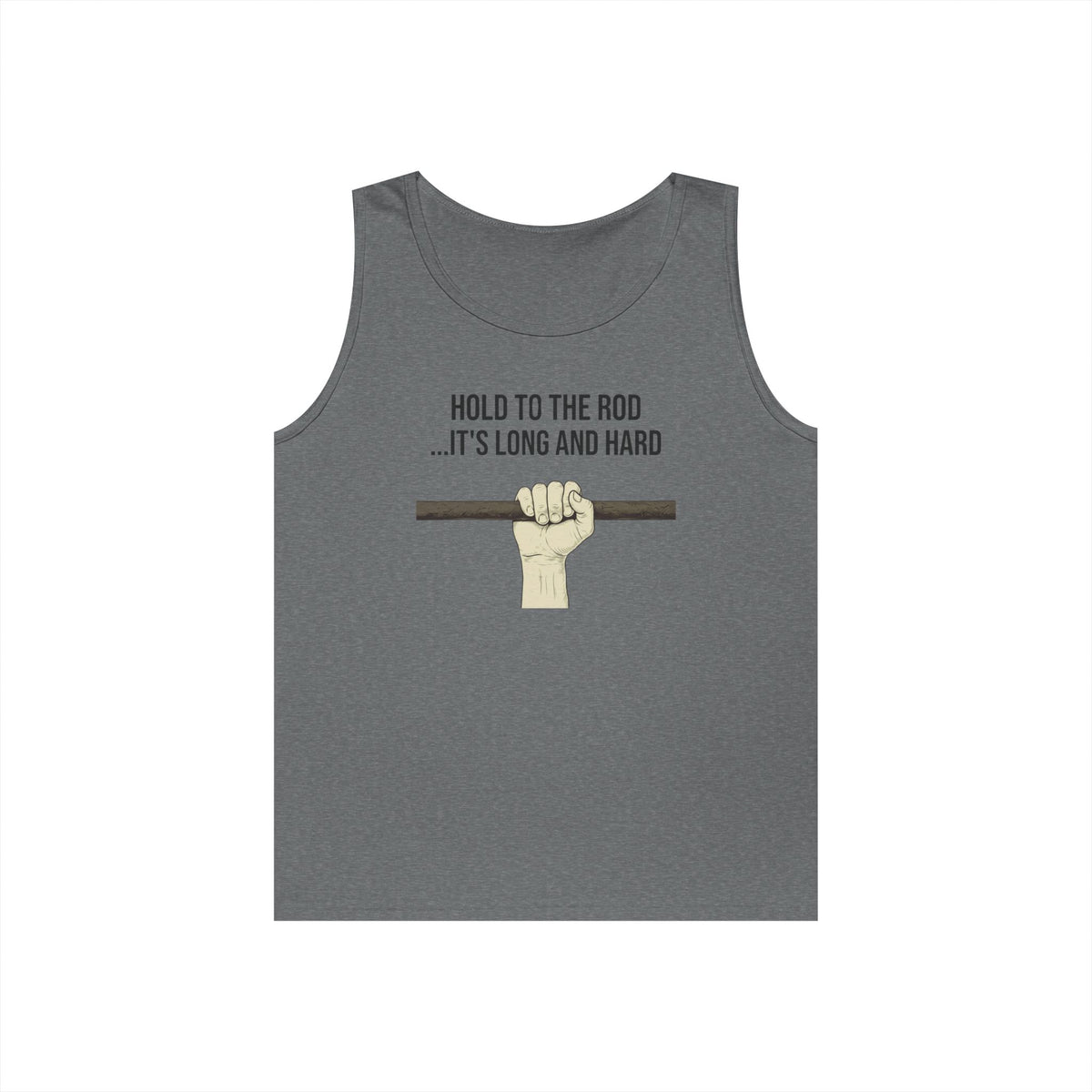 Color: Graphite Heather | Hold to the Rod Tank Top