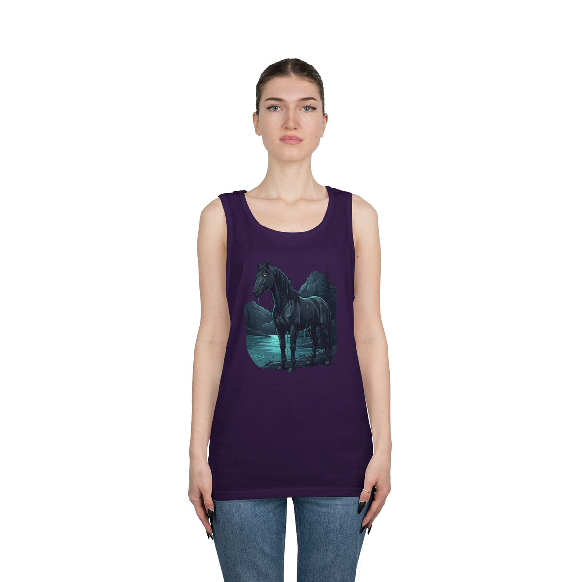 Color: Purple | Kelpie (Scottish Folklore) Tank Top