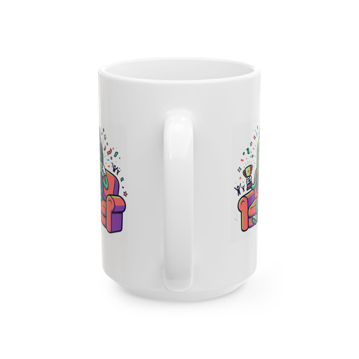 "The Bar Has Never Been Lower" White Ceramic Mug — Graphic