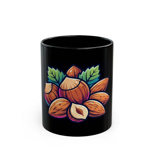 "A Little Salty, A Little Sweet" Black Ceramic Mug — Graphic