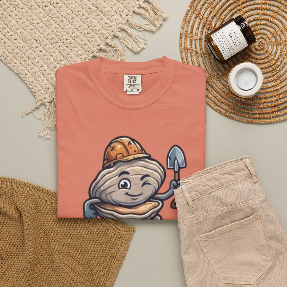 Digging For The Big Pearl Unisex Garment-Dyed Tee
