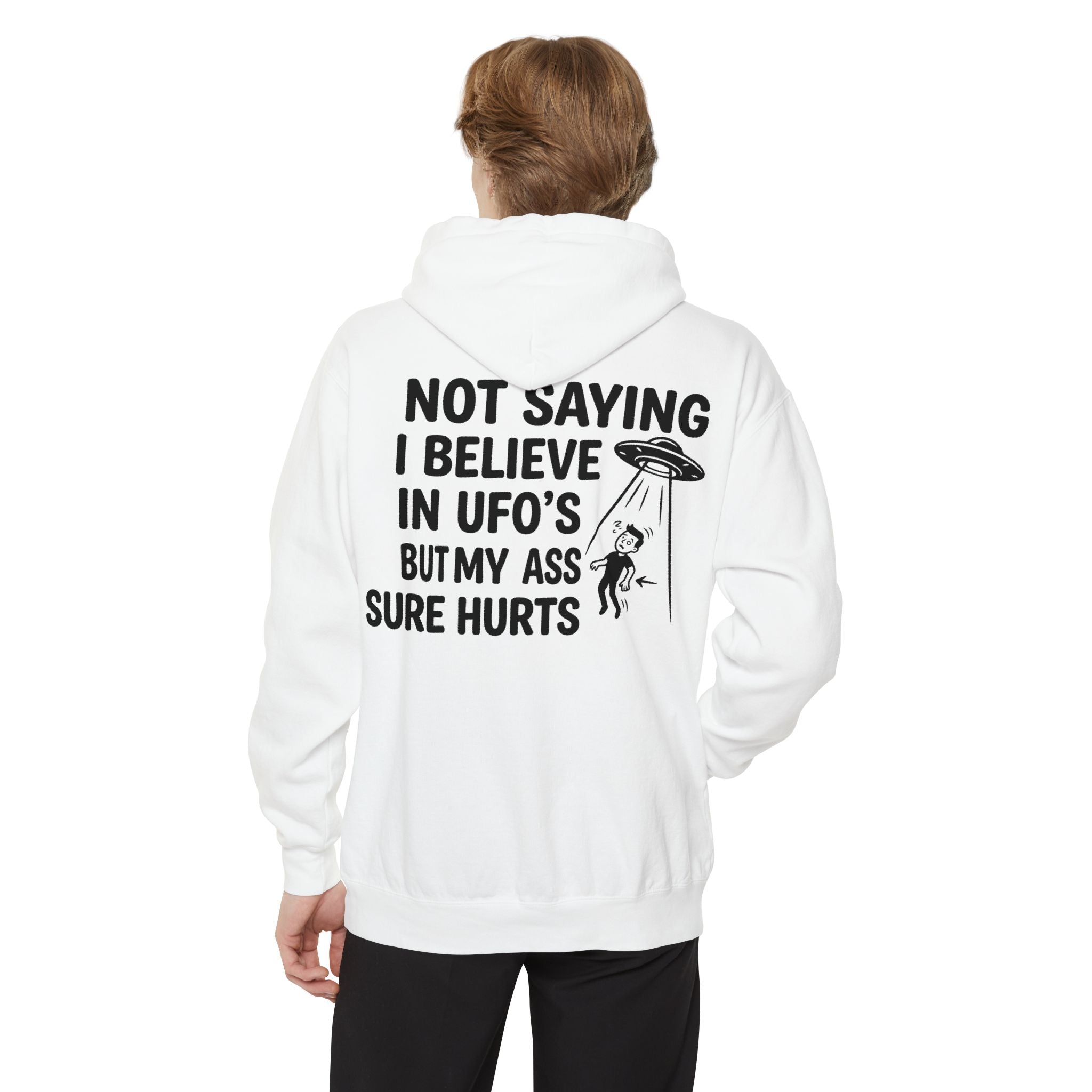 "UFO's" Garment-Dyed Hoodie